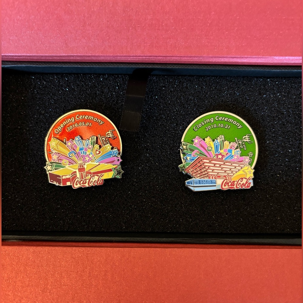 Coca-Cola Shanghai Expo 2010 Commemorative Pins